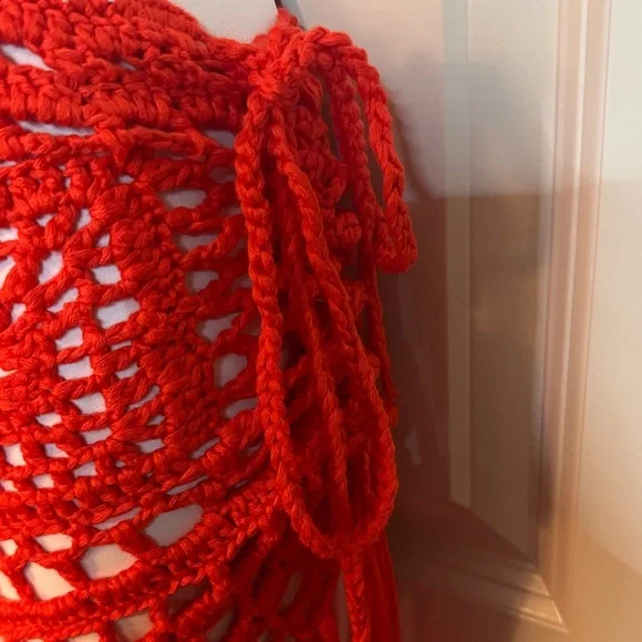 Red Crochet Bikini Set - Picture 5 of 9